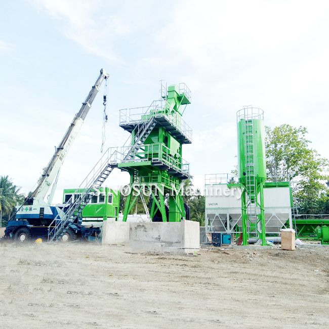 Road Machinery 60 Tons Per Hour Asphalt Mixing Plant