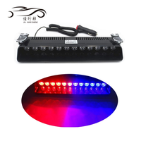 Luz de Advertencia para Automóvil Súper Brillante de 12 9 LEDS, Luz Intermitente para Parabrisas, Luz Estroboscópica de Emergencia LED para Vehículos y Camiones