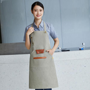 Thickened Canvas <b>Kitchen</b> <b>Apron</b> One Size Breathable Stain Resistant Workwear Apparel - Product Image 1