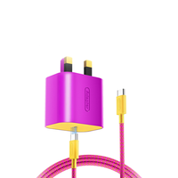 Chargeur rapide Fire Bull, norme britannique, compatible avec la console de jeu Nintendo Switch 2, alimentation électrique