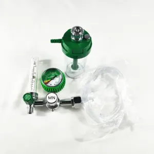 Regler Verwendung für Sauerstoff flasche Medizinischer Sauerstoff regler Sauerstoff inhalator Durchfluss messer mit Luftbe feuchter