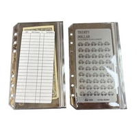 Pochette porte-documents extensible en PVC A5 A6 A7 pré-perforée pour l'organisation de documents et l'encaissement de fonds, vente en gros