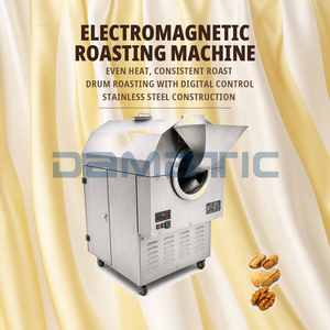 Equipo de Tostado Industrial y Comercial por Inducción Electromagnética de 6-30kw <span class=keywords><strong>para</strong></span> Granos de Café, Nueces y Anacardos - Product Image 3