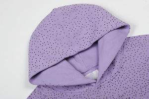 Conjunto de 2 Piezas de Chándal con Diseño de Telaraña y Pedrería para Hombre, Estilo Y2K, Sudadera con Capucha y Pantalones de Felpa Oversize, Ropa Urbana Brillante - Product Image 5