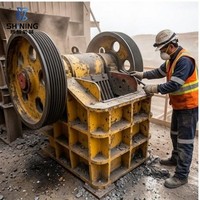 Concasseur à mâchoires professionnel primaire pour l'usine de traitement du minerai d'or, à haute efficacité et faible consommation d'énergie