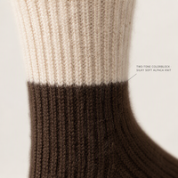 Chaussettes en laine d'alpaga épaisse personnalisées, chaussettes en laine mérinos respirantes et chaudes, colorées, déodorantes, pour la course à pied et le cyclisme