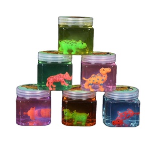 ZQX24 Nuevo 2019, <span class=keywords><strong>Slime</strong></span> de Cristal Transparente Suave para Manualidades, Juguetes de Dinosaurios de Cristal - Product Image 1