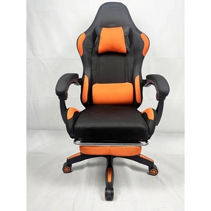 Silla de carreras barata a granel personalizada, <span class=keywords><strong>sillas</strong></span> para PC, <span class=keywords><strong>sillas</strong></span> para jugadores de ordenador, silla para jugar con escorpión de cuero PU al por mayor, silla para jugar con reposapiés - Product Image 2