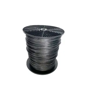 Cuerda de 12 hebras para surfear, Uhmwpe, 2mm, trenzada