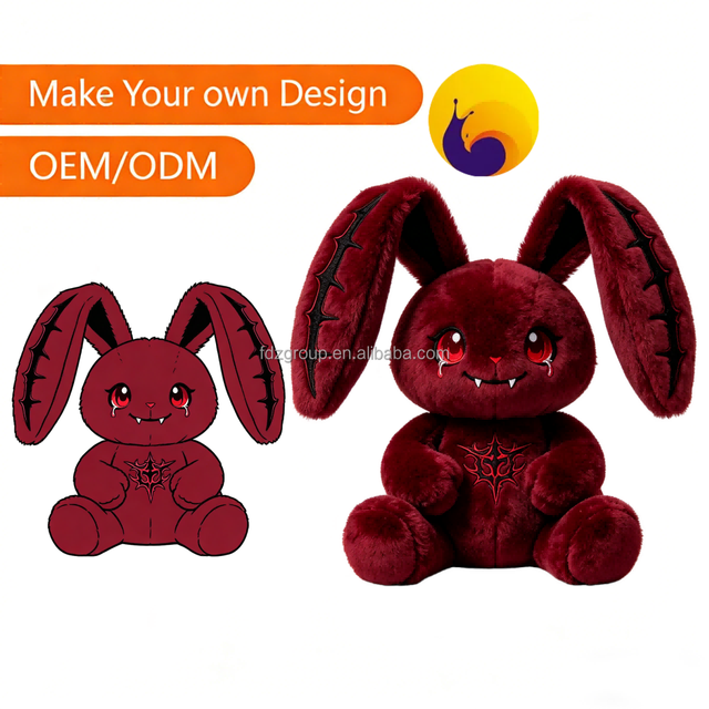 Custom Organic Cotton & PP Cotton Filled Stuffed Animal Small MOQ Accepted Easter Bunny Plush Toy for Kids Stress Relief