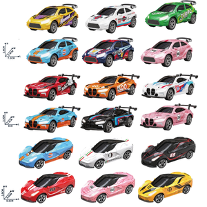 ELI TOY 1/64 Mini voiture de <span class=keywords><strong>sport</strong></span> RC 2.4GHz petite application télécommande 3 modes de vitesse jouet de bureau rechargeable pour garçons 1/64 câble USB - Product Image 2