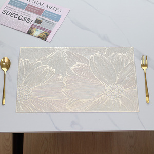 حصير طاولة بيديزي بلاستيك مقاوم للحرارة من كلوريد البولي فينيل لديكور المنزل - Product Image 6