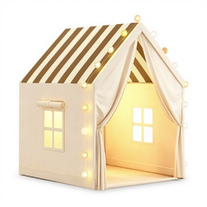 Tente de jeu intérieure pour enfants en promotion avec panneaux en maille et sac de transport – Idéale pour pique-niques, voyages et fêtes – Cadeau de jeu pour enfants - Product Image 1