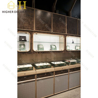 Vitrine d'exposition de montres en verre, style moderne minimaliste et artistique, boîte de présentation de montres, présentoir de montres