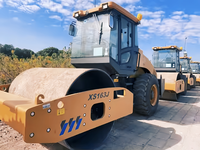 10 tonnes 12 tonnes 14 tonnes 16 tonnes 18 tonnes compacteur vibrant hydraulique diesel à double tambour XS143J XS163J XS183J XS203J rouleau de route