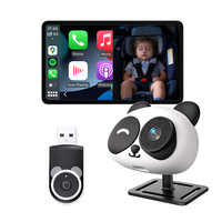 Adaptateur CarPlay universel portable avec Bluetooth 5.4 pour moniteur de bébé à l'arrière, garantie 1 an