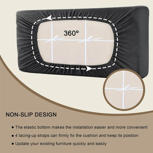 Housse de chaise de canapé, housses de <span class=keywords><strong>coussin</strong></span> RV Dinette avec velours extensible à nouer, housse de <span class=keywords><strong>coussin</strong></span> de camping-car pour banc de voiture RV Camper - Product Image 6