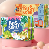 Ferme dinosaure enfants d'âge préscolaire activités d'apprentissage livre occupé bricolage Montessori livre calme