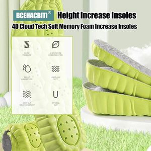 Semelles rehausseuses invisibles 4D Cloud avec inserts de talon en mousse à mémoire de forme souple pour augmenter la taille - Product Image 2