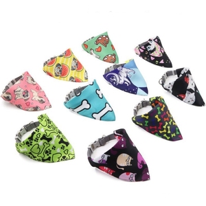 CHUUYU celemek anjing segitiga hewan peliharaan <span class=keywords><strong>bandana</strong></span> DIY dapat dicuci untuk anjing anak anjing kucing hewan peliharaan <span class=keywords><strong>bandana</strong></span> anjing - Product Image 1