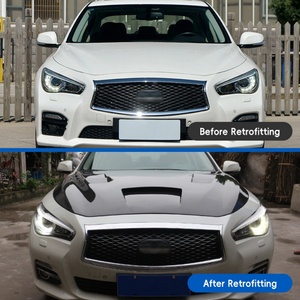 Capó de Fibra de Carbono, Nuevo, Instalación con Pernos, Color Negro, Modificación/Actualización, Compatible con Infiniti 2014 Q50, 1 Año de Garantía - Product Image 2
