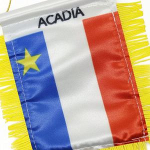 Custom Logo ACADIA Pennant <b>Flag</b> for Car Rearview Mirror & Home Decoration Digital Printed for Education - Product Image 3
