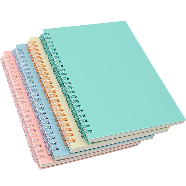 Customizable notepad cheap sublimation bulk custom thick a5 spiral notebooks printed binding journal