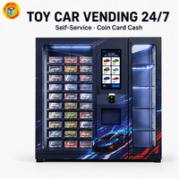 Distributeur automatique de voitures jouets et de boîtes surprises, écran tactile 32 pouces, paiement par pièces et cartes, pour centres commerciaux et magasins