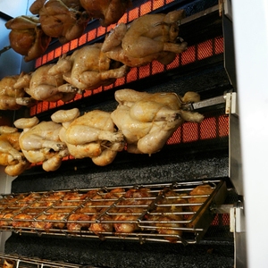 Asador de Pollos Automático Rotatorio de Acero Inoxidable para Restaurantes Comerciales, <span class=keywords><strong>Horno</strong></span> de Gas para Asar Pollos - Product Image 2