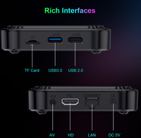 FYX Stock TV98 Android 13 8K décodeur lecteur réseau RK3528 TV BOX WIFI bande BT télécommande 2 + 16G EU 4 + 32G US 4 + 64G UK AU