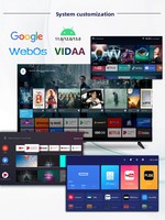 Televisor Inteligente Weier de 55 Pulgadas, 4K Ultra HD, Bisel Delgado, Android 14, LED HDR10, 120Hz, WiFi, Clase A+, para Colombia, Chile, Sudamérica