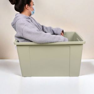 70L Large Plastic <b>Storage</b> <b>Box</b> Modern Design Multifunctional Thickened Rectangle Toy Clothes Organizer Household <b>Storage</b> Sundries - Product Image 6