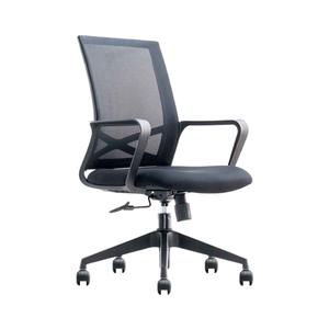 Profissional confortável giratória computador escritório cadeira luxo movendo moderno tecido malha ergonômica escritório cadeira - Product Image 1