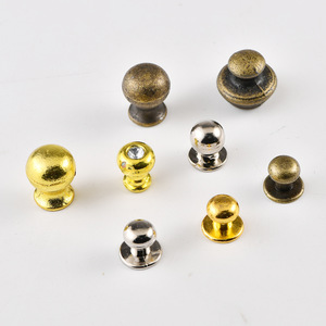 Chinese Style Zinc Alloy <b>Drawer</b> <b>Knobs</b> Round Furniture Handles Durable Plated Mini Accessories - Product Image 3