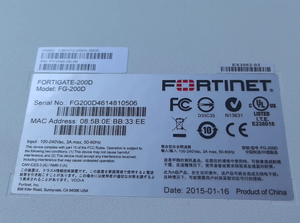 FG-200D verwendete Original <span class=keywords><strong>Firewall</strong></span> 16-Port Gigabit <span class=keywords><strong>Firewall</strong></span> Security Appliance 200D - Product Image 5