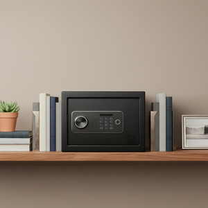 Caja Fuerte de Seguridad para el Hogar IPE-25B, Venta Directa de Fábrica ODM/OEM, con Llave y Cerradura Digital Electrónica para Almacenamiento de Dinero y Seguridad en el Hogar - Product Image 1