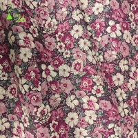 Tissu en rayonne 100% écologique, respirant, léger, tissé, imprimé uni, 45S 110GSM, vêtements pour filles, robes