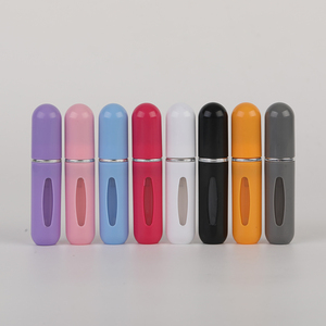 Portable Mini 5ml <strong>Plastic</strong> Frost <strong>Plastic</strong> <strong>Bottle</strong> Perfume Bottom Filled Travel-Sized Refillable Perfume Atomizer Car Diffuser - Product Image 4