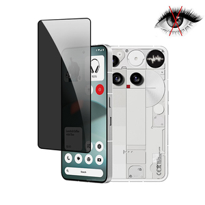 Privacy vetro temperato per <span class=keywords><strong>niente</strong></span> telefono 3 protezione dello schermo Anti spia per <span class=keywords><strong>niente</strong></span> telefono 3A 2A pellicola di vetro Privacy - Product Image 1