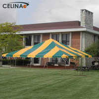 Tente Extérieure Étanche Celina 40X40 Pieds, Grande Tente de Réception de Haute Qualité pour Mariages et Événements en Plein Air