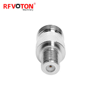 Adaptateur coaxial N vers F 75 Ohm F femelle vers 50 Ohm N femelle, connecteur coaxial RF droit pour antenne WiFi
