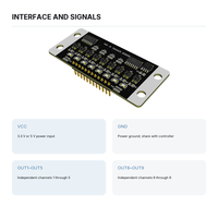 Modul Sensor Pelacak Garis Inframerah 9 Saluran dengan Indikator LED Output TTL yang Dapat Disesuaikan untuk Mobil Robot Arduino