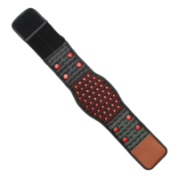 Ceinture de thérapie bio à la tourmaline Luxuryade K65 PEMF 3-64Hz à 2 bobines, 54 LED, chauffage infrarouge, lumière rouge photonique 90W, massage lombaire pour la santé