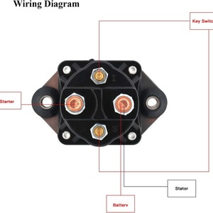 Compatible avec le relais de solénoïde de démarreur 12V 89-817109A1 pour moteurs hors-bord Mercury Marine de 40 à 250 CV 817109A2 89-817109A3 18-5834 - Product Image 5