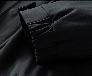 Veste coupe-vent d'hiver unisexe de qualité supérieure, couleur unie, décontractée, zippée, coupe ample, style vintage, avec cordon de serrage, pour l'extérieur - Product Image 5