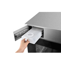 Four combiné électrique commercial professionnel 60L 5 plateaux multifonction poignée élargie de luxe pour une utilisation en boulangerie nouveau design industriel