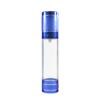 Flacon pompe airless transparent rechargeable de 15 ml, 30 ml, 50 ml, 100 ml pour lotion et fond de teint