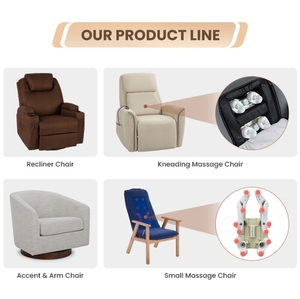 LEYNVO Modern Minimalist Style Single Power Recliner Set Furniture Living Room Lay Down Chair D-C037 Power Recliner D-C037 - Product Image 5