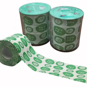 Kit cadeau noël en tissu damassé, 4 paquets de mouchoirs de toilette - Product Image 4