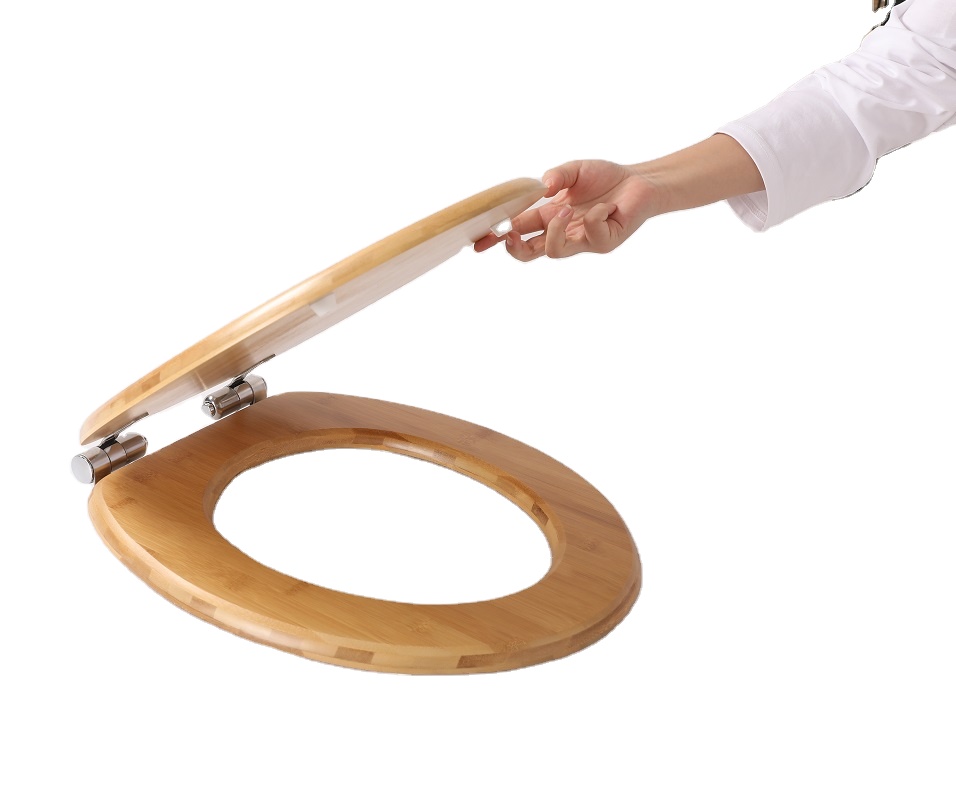 Горячая Распродажа, Бамбуковая крышка на сиденье унитаза, теплая зимой, холодная летом Экологически чистая бытовая продукция с возможностью нанесения индивидуального логотипа